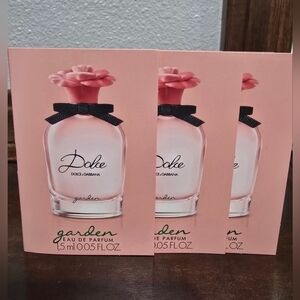 Dolce & Gabbana Dolce Garden 0.05 oz 1.5 ml EDP Spray Mini Travel Sample X 3